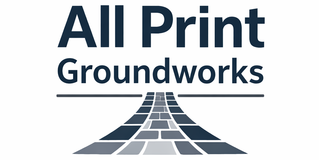 All Print Groundworks logo